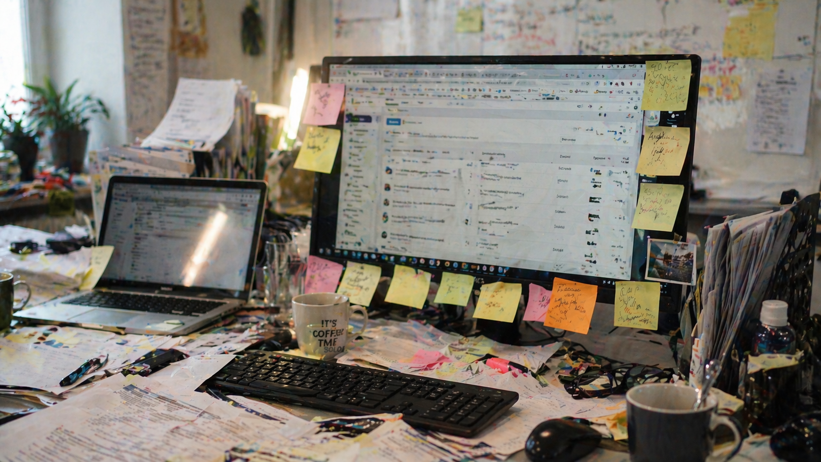 Vorher: unstrukturierte, manuelle Abläufe