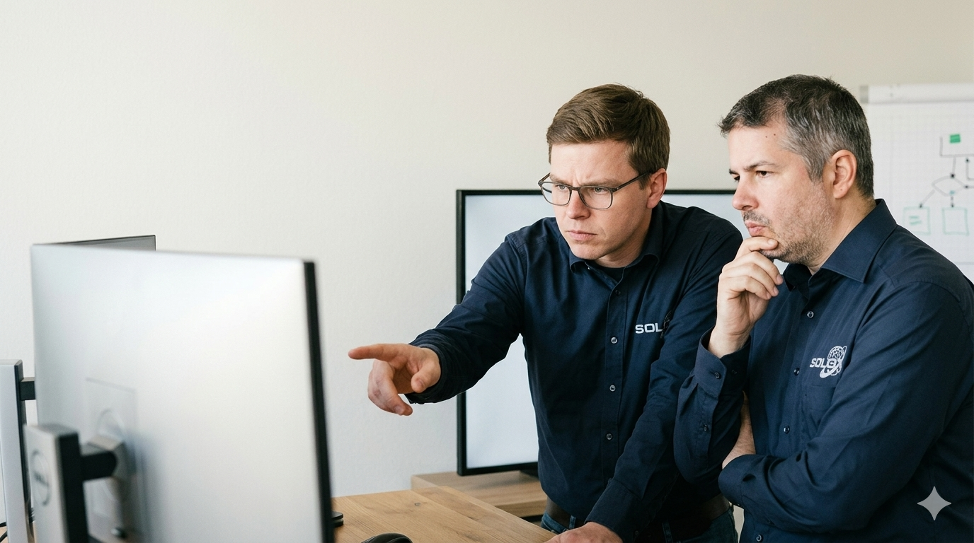 SOLOX erklärt Ablauf im Gespräch