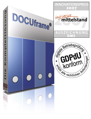 DOCUframe Dokumentenmanagement-Software